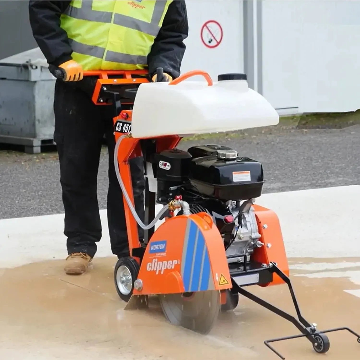 Clipper 13HP Honda Siyah Motor Asfalt Kesme Makinası